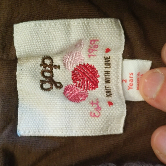 Gap Girls Lined Sweater Jacket Size 2T - Picture 3 of 5